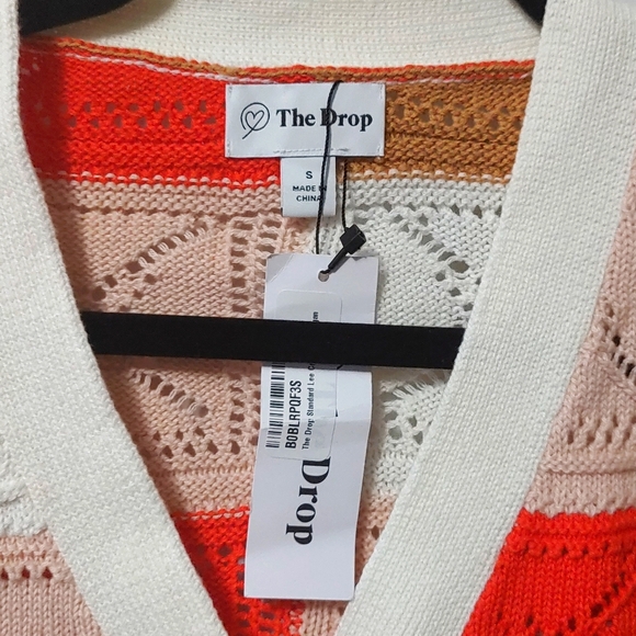 The Drop Crochet Cardigan Size S NWT - Picture 6 of 7